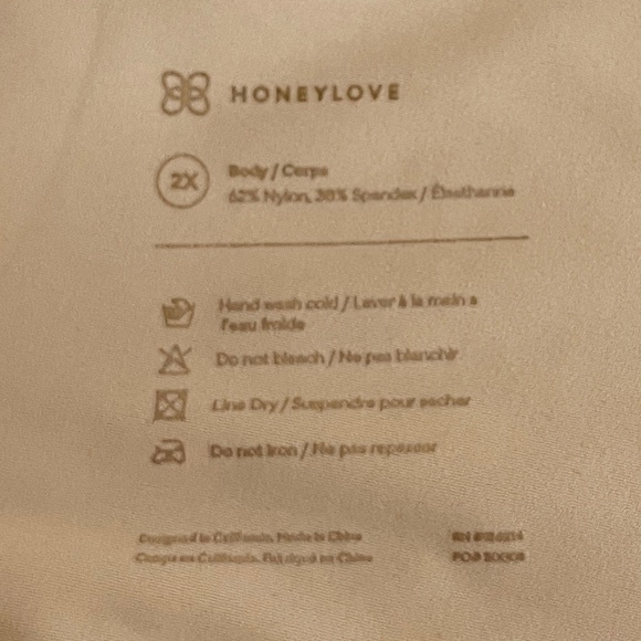 Honeylove Silhouette Tan Bra Plus Size 2X - Picture 9 of 10